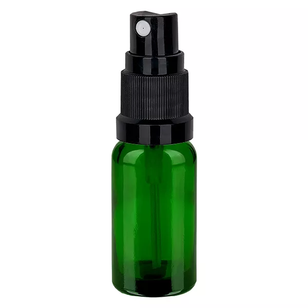 20ml lahvička s rozprašovačem černá standardní uzávěr GreenLine UT18/20