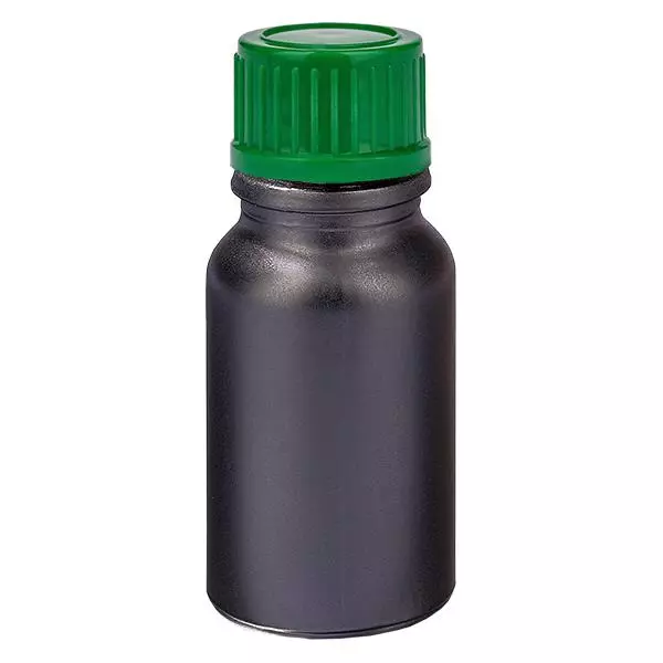 10ml láhev 11mm šroubovací uzávěr zelený standard BlackLine UT18/10 10ml láhev 11mm šroubovací uzávěr zelený standard BlackLine UT18/10