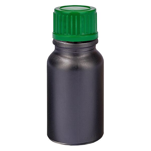 10ml láhev 11mm šroubovací uzávěr zelený standard BlackLine UT18/10 10ml láhev 11mm šroubovací uzávěr zelený standard BlackLine UT18/10
