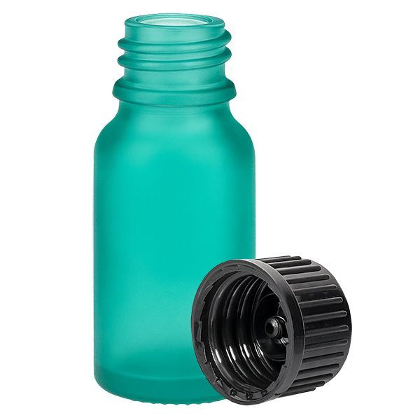 10ml láhev 11mm šroubovací uzávěr černá Standard GreenLine UT18/10 10ml láhev 11mm šroubovací uzávěr černá Standard GreenLine UT18/10