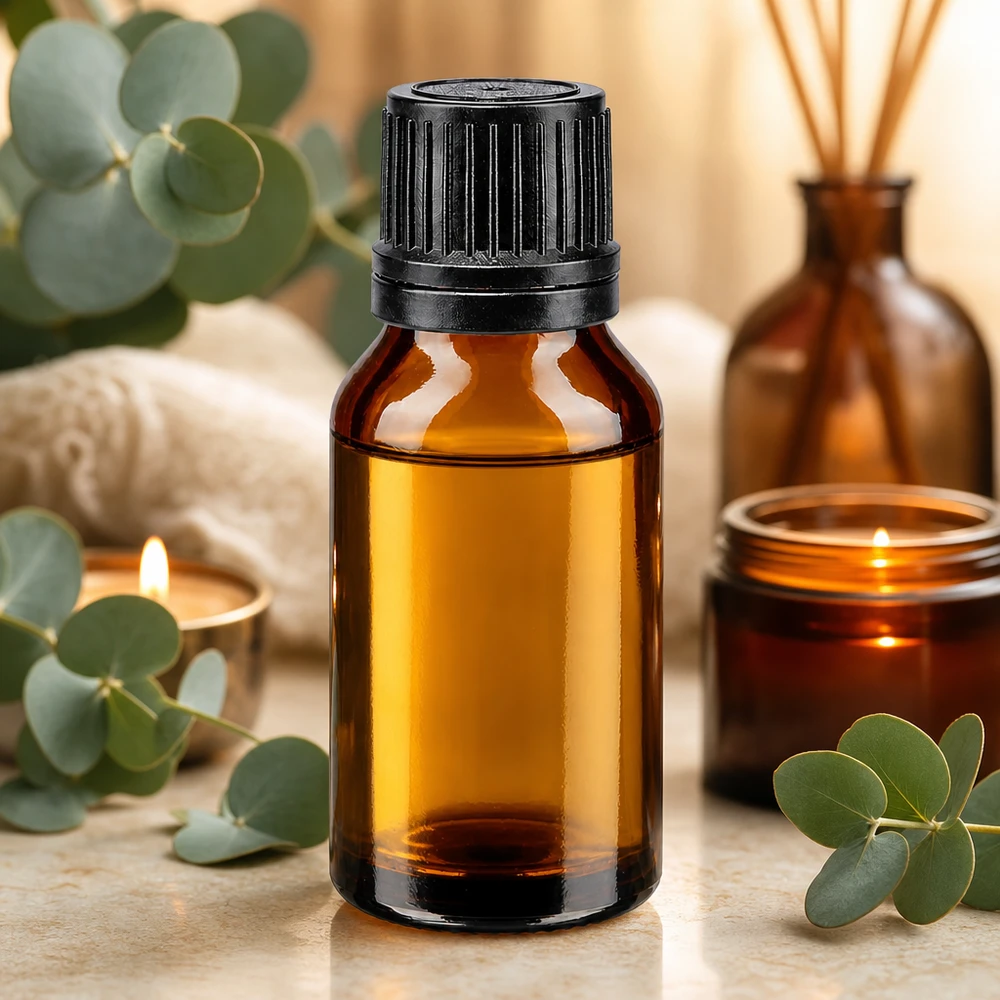 15ml Braunglas Flasche mit Originalverschluss ideal für Naturkosmetik und Öle