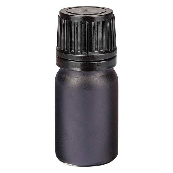 5ml lahvička s kapátkem 1mm tamper-evidentní uzávěr BlackLine UT18/5 5ml lahvička s kapátkem 1mm tamper-evidentní uzávěr BlackLine UT18/5