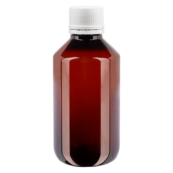 PET láhev 200ml s bílým uzávěrem s možností opakované manipulace, jemně žebrovaná. PET láhev 200ml s bílým uzávěrem s možností opakované manipulace, jemně žebrovaná.