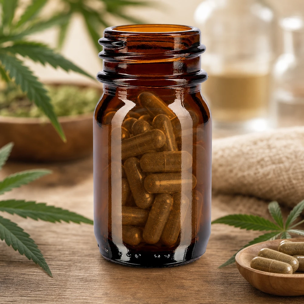 30ml láhev se širokým hrdlem jantarové sklo s uzávěrem Hochwertige 30ml Weithalsflasche aus braunem Glas für professionelle Lagerung