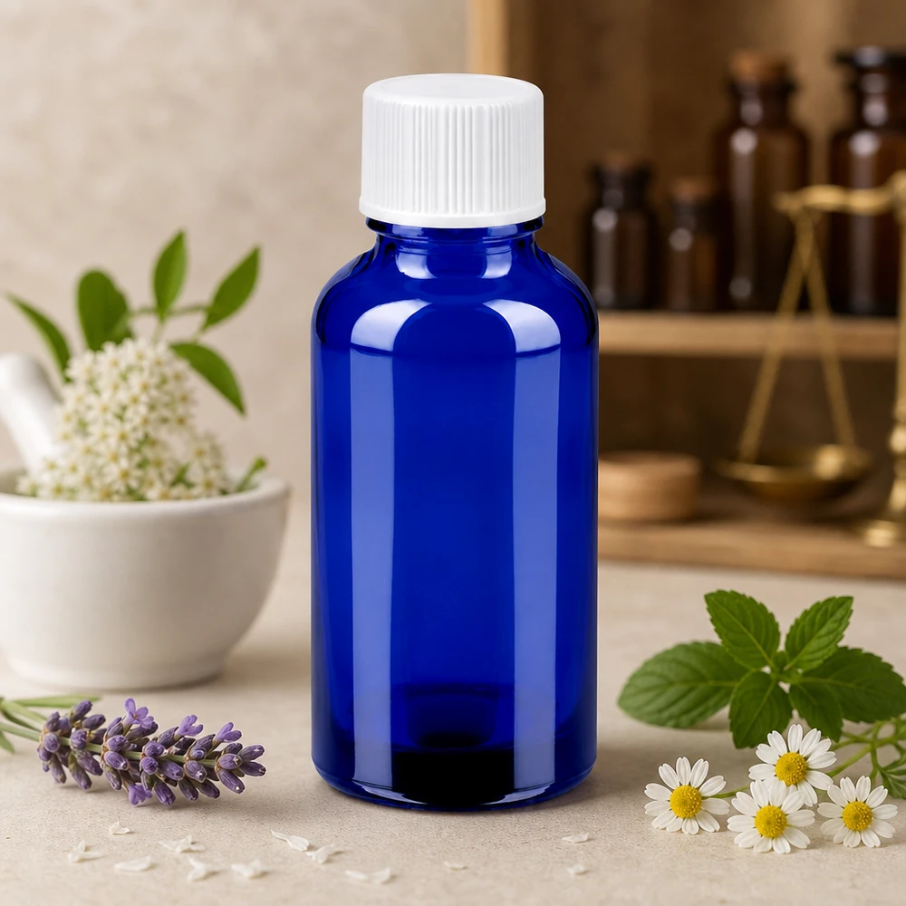 30ml Glasflasche mit matter Oberfläche und ergonomischem Design für den täglichen Gebrauch