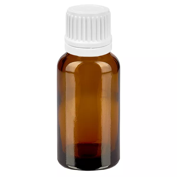 20ml lahvička s kapátkem 0,7 mm bílá s uzávěrem s ochranou proti manipulaci BrownLine UT18/20. 20ml lahvička s kapátkem 0,7 mm bílá s uzávěrem s ochranou proti manipulaci BrownLine UT18/20.