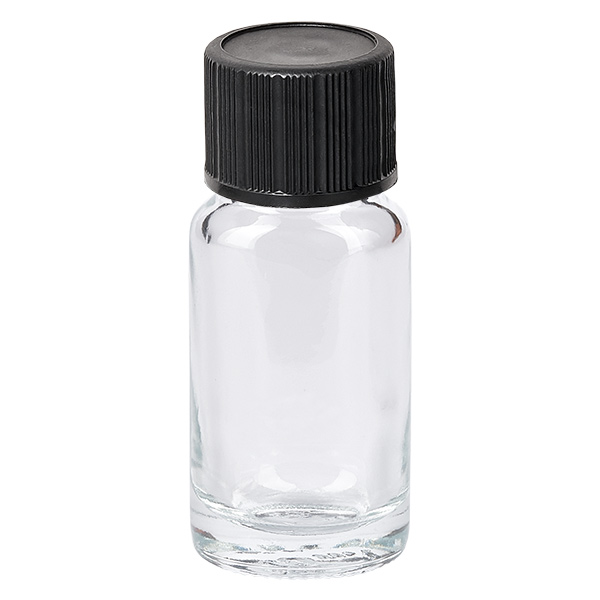 10ml lahvička s kapátkem 1mm černá standardní uzávěr ClearLine UT18/10