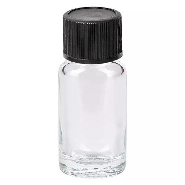 10ml lahvička s kapátkem 1mm černá standardní uzávěr ClearLine UT18/10
