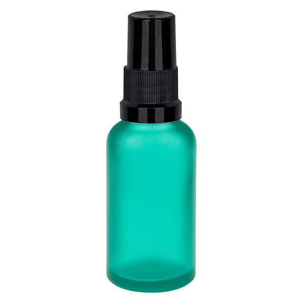 30ml lahvička s rozprašovačem černá standardní uzávěr GreenLine UT18/30 30ml lahvička s rozprašovačem černá standardní uzávěr GreenLine UT18/30