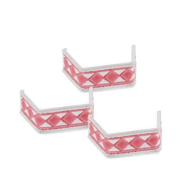 Spojovací páska U-clip červená/bílá (balení 100 ks) 33 mm Spojovací páska U-clip červená/bílá (balení 100 ks) 33 mm