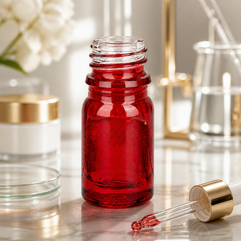 Zertifizierte 5ml RedLine Glasflasche UT18/5 für professionelle Arzneimittel-Portionierung