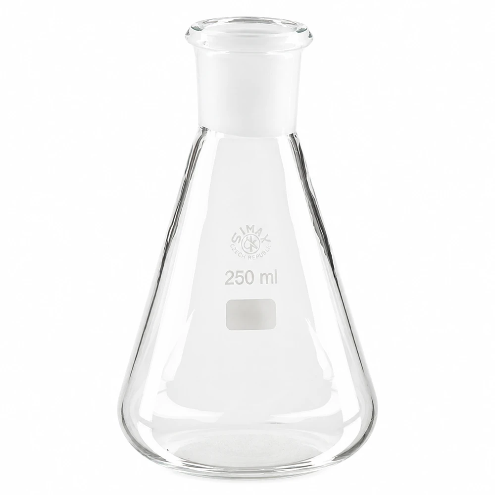 Erlenmeyerova baňka 250ml se standardním broušeným spojem (29/32)