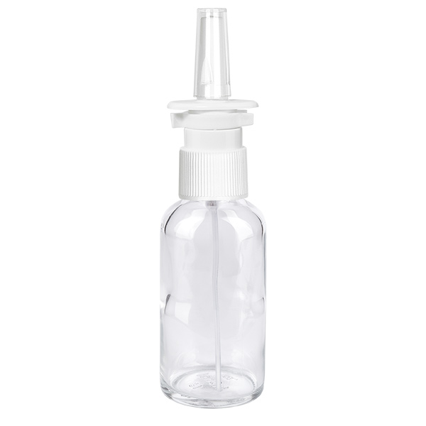 50ml lahvi&#269;ka na nosn&#237; sprej b&#237;l&#225;/transparentn&#237; Standard ClearLine UT18/50