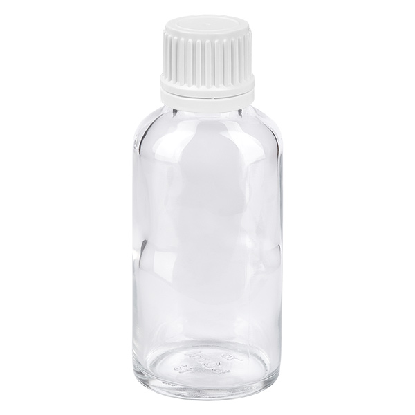 30ml lahvička 11mm šroubovací uzávěr bílý uzávěr s ochranou proti manipulaci ClearLine UT18/30 30ml lahvička 11mm šroubovací uzávěr bílý uzávěr s ochranou proti manipulaci ClearLine UT18/30