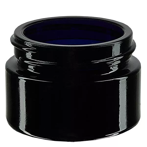 Kosmetická dóza z fialového skla 30ml, bez víčka Kosmetická dóza z fialového skla 30ml, bez víčka