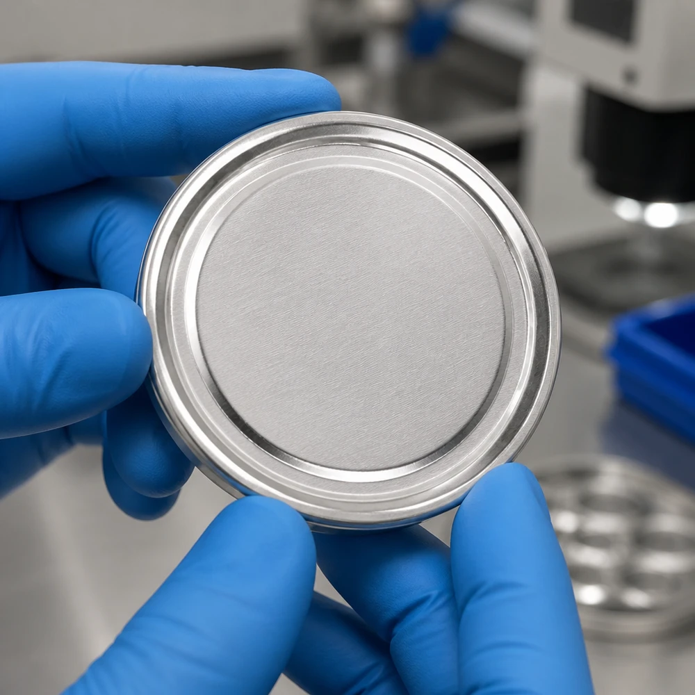 66mm víčko BasicSeal stříbrné (TO66) UNiTWIST Laboratorní rukavice drží stříbrné víčko BasicSeal TO66 o průměru 66 mm pro kontrolu kvality