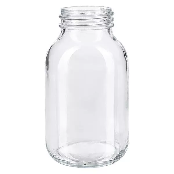 500ml láhev se širokým hrdlem z čirého skla