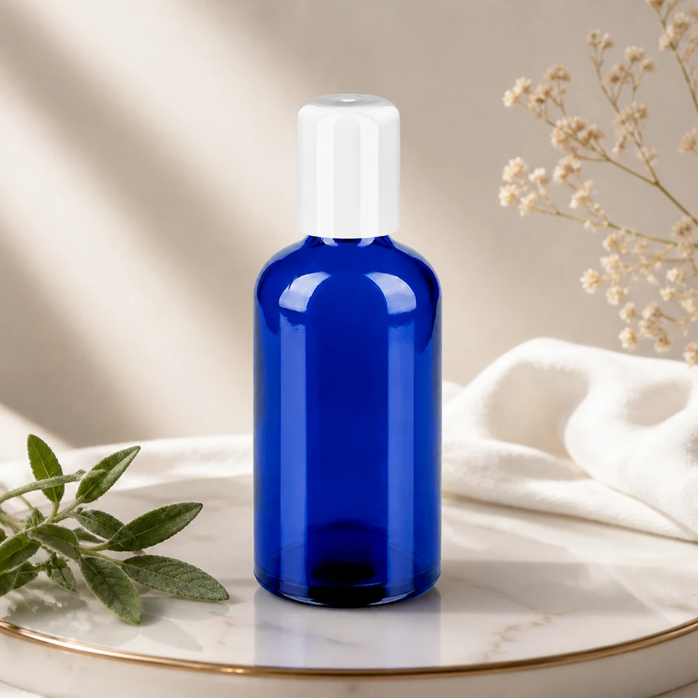 100ml roll-on lahvička bílá standardní uzávěr BlueLine UT18/100 100ml roll-on lahvička bílá standardní uzávěr BlueLine UT18/100