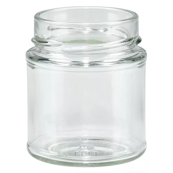 Skleněná dóza 154ml čirá, bez víčka, závit TO58deep Skleněná dóza 154ml čirá, bez víčka, závit TO58deep