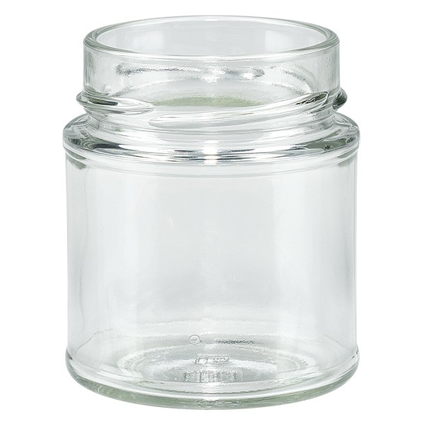 Skleněná dóza 154ml čirá, bez víčka, závit TO58deep Skleněná dóza 154ml čirá, bez víčka, závit TO58deep