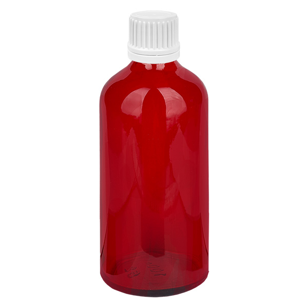 100ml lahvička s kapátkem 0,7mm bílá s tamper-evidentním uzávěrem RedLine UT18/100 100ml lahvička s kapátkem 0,7mm bílá s tamper-evidentním uzávěrem RedLine UT18/100