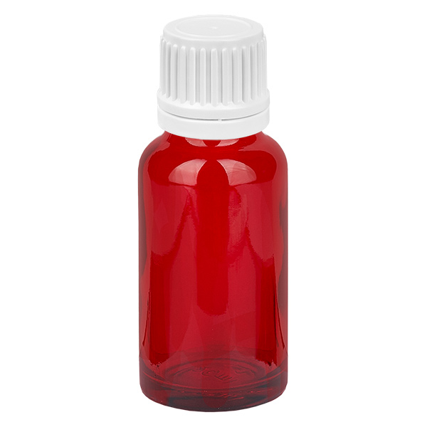20ml láhev 11mm šroubovací uzávěr bílý uzávěr s ochranou proti manipulaci RedLine UT18/20 20ml láhev 11mm šroubovací uzávěr bílý uzávěr s ochranou proti manipulaci RedLine UT18/20