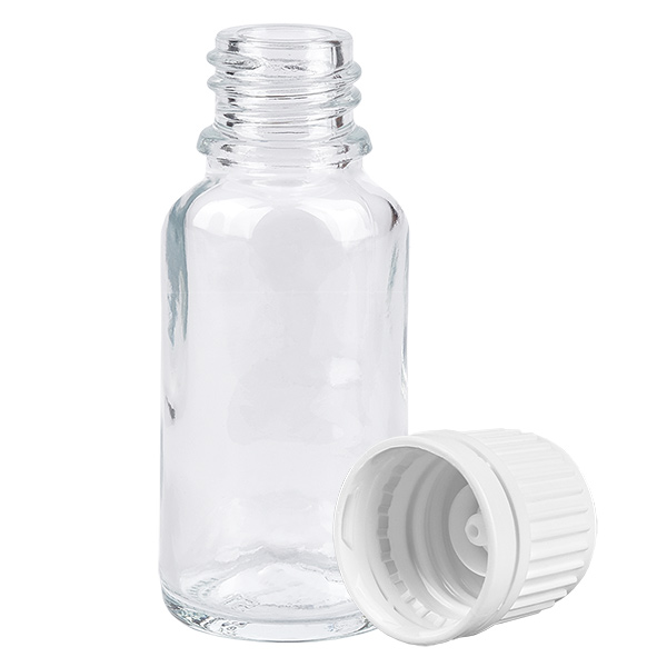 20ml láhev 11mm šroubovací uzávěr bílá Standard ClearLine UT18/20 20ml láhev 11mm šroubovací uzávěr bílá Standard ClearLine UT18/20