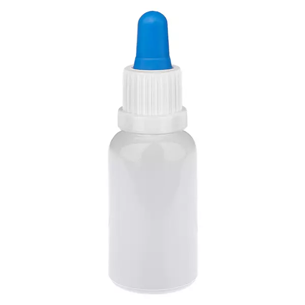 20ml lahvička s pipetou bílá/modrá bezpečnostní uzávěr WhiteLine UT18/20 20ml lahvička s pipetou bílá/modrá bezpečnostní uzávěr WhiteLine UT18/20