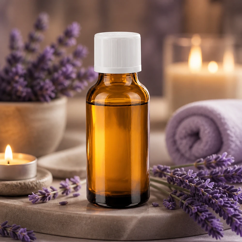 20ml Apothekerflasche Braunglas mit 11mm KiSi-Deckel weiß für Naturprodukte Kosmetik und Wellness
