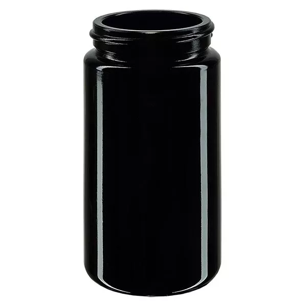 Dóza se širokým hrdlem+ fialové sklo 100ml, bez víčka. Dóza se širokým hrdlem+ fialové sklo 100ml, bez víčka.