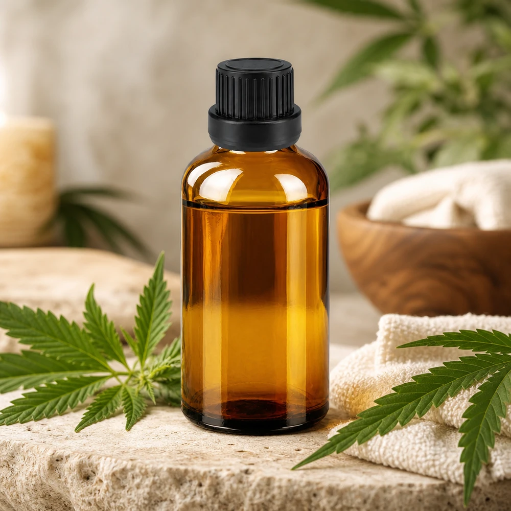 Laborqualität Braunglasflasche 50ml mit 2mm Tropföffnung für medizinische Präparate