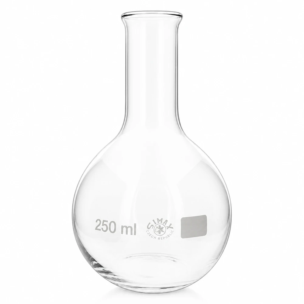Baňka s úzkým hrdlem 250ml Enghalskolben 250ml Volumen ideal für Vakuumdestillation im Labor