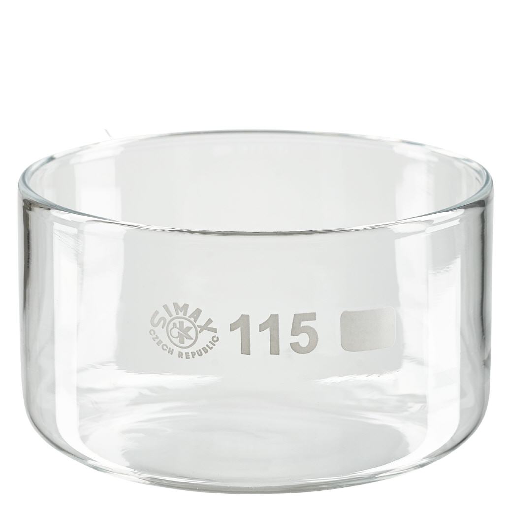 500ml krystaliza&#269;n&#237; miska bez v&#253;levky borosilik&#225;tov&#225; &#248;115mm