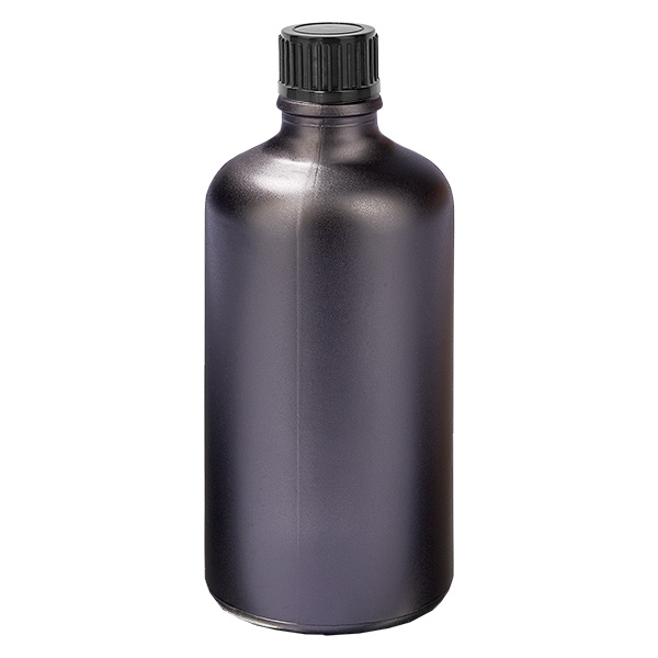 100ml láhev 11mm šroubovací uzávěr černý standard BlackLine UT18/100 100ml láhev 11mm šroubovací uzávěr černý standard BlackLine UT18/100