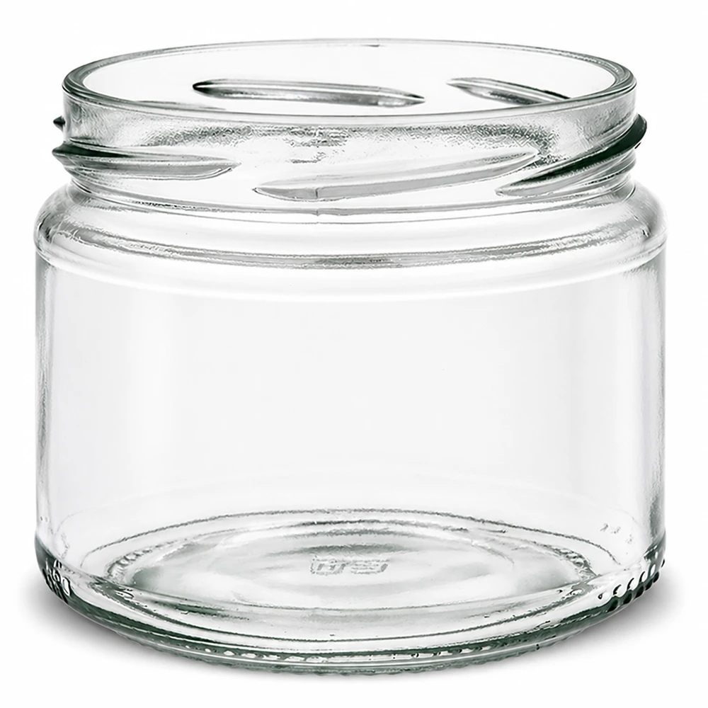 Kulatá sklenice o objemu 330 ml bez víčka (TO82) UNiTWIST UNiTWIST Runda330 Rundglas 330ml TO82 leer transparent Einmachglas Konservenglas ohne Deckel