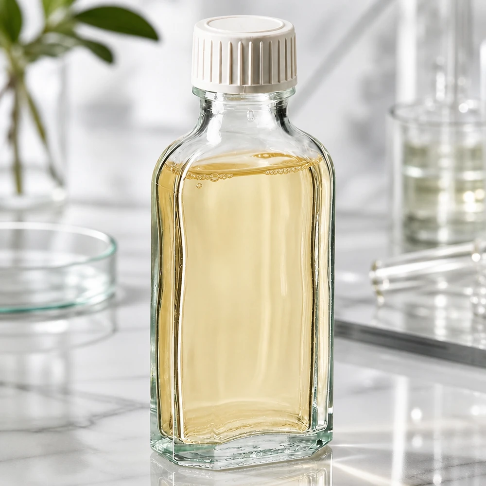 50ml Meplat Flasche aus klarem Glas mit dichtem PE-Schaumeinlage Verschlusssystem