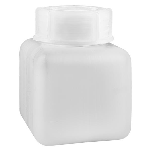 Láhev na chemikálie 500ml, široké hrdlo z PE-HD, přírodní barva Láhev na chemikálie 500ml, široké hrdlo z PE-HD, přírodní barva
