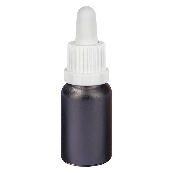 10ml pipetovací láhev bílá s tamper-evidentním uzávěrem BlackLine UT18/10