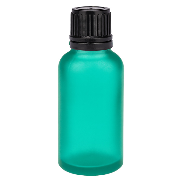 30ml l&#225;hev s globulemi 8mm nal&#233;vac&#237; krou&#382;ek &#269;ern&#253; uz&#225;v&#283;r s ochranou proti manipulaci Zelen&#225;L. UT18/30