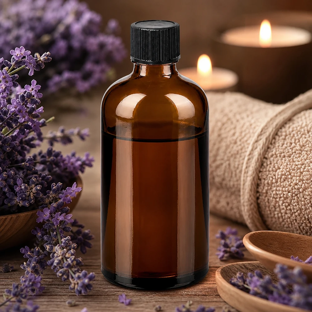 100ml kapátko lahvička 1mm černá standardní uzávěr BrownLine UT18/100 Handliche 100ml Glasflasche braun mit Tropfverschluss für DIY-Kosmetik und Naturheilkunde