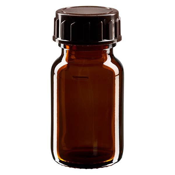 30ml lahvička na léky hnědá, s hnědým uzávěrem ApoGlas 30ml lahvička na léky hnědá, s hnědým uzávěrem ApoGlas