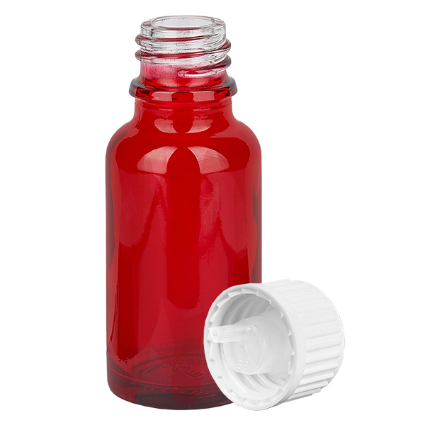 20ml lahvička s kapátkem 0,9 mm bílá standardní uzávěr RedLine UT18/20 20ml lahvička s kapátkem 0,9 mm bílá standardní uzávěr RedLine UT18/20
