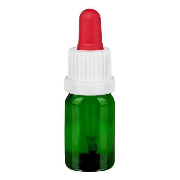 5ml pipetovací láhev bílá/červený uzávěr s ochranou proti manipulaci GreenLine UT18/5