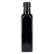 Čtvercová láhev z fialového skla 250ml (láhev na olej), UNI 10155 31,5x24, včetně černého šroubovacího uzávěru 103574 Čtvercová láhev z fialového skla 250ml (láhev na olej), UNI 10155 31,5x24, včetně černého šroubovacího uzávěru 103574