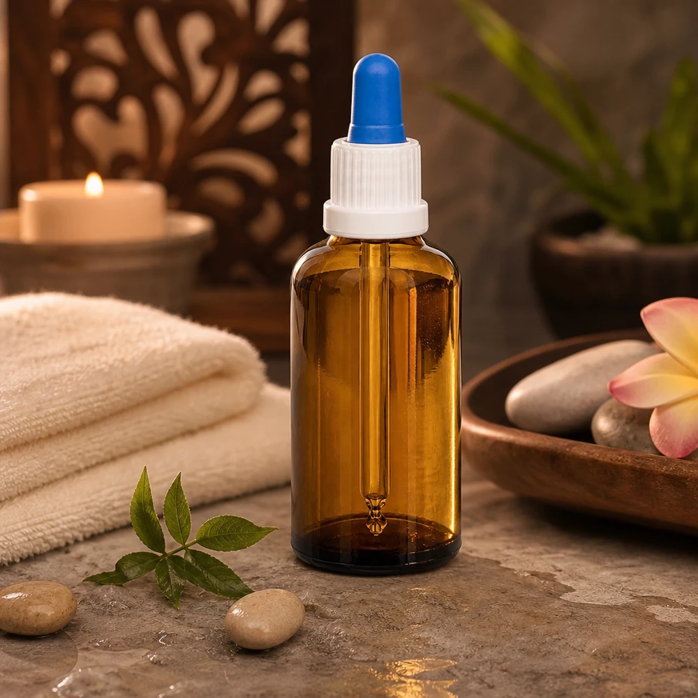 Premium Pipettenflasche 50ml mit robustem OV Verschluss für den professionellen Einsatz