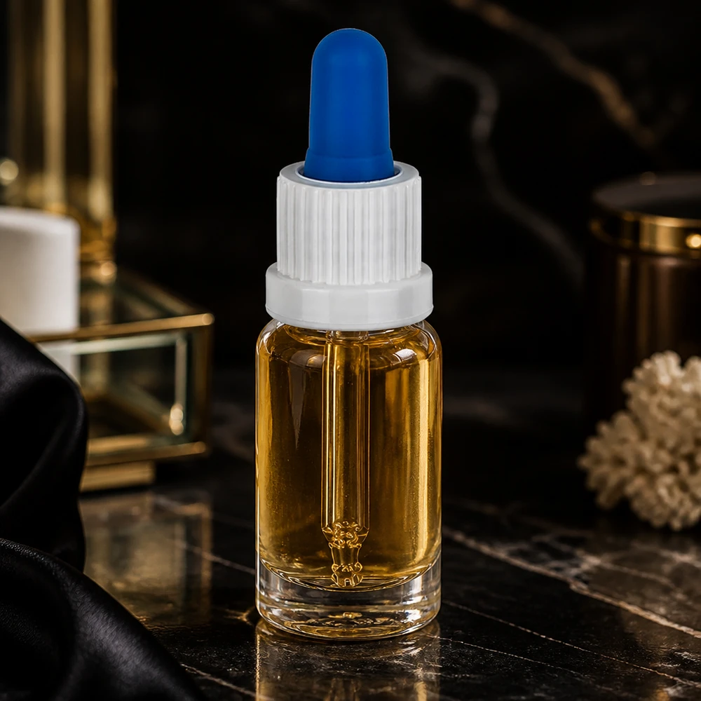 10ml Pipettenflasche ClearL mit präziser Glastropfpipette für hochwertige Kosmetiköle geeignet