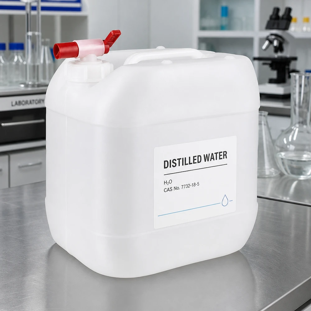 Kanystr 15 litrů s vypouštěcím kohoutkem Lebensmittelechter Kanister 15 Liter mit Dosierhahn für Destillat und Chemikalien