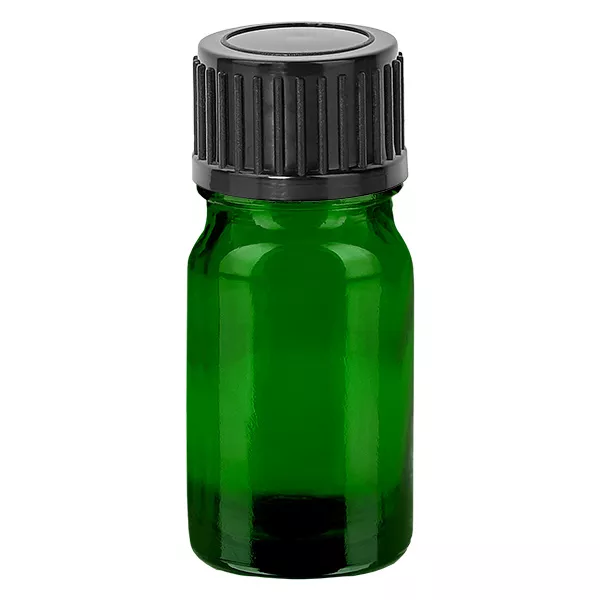 5ml láhev s 11mm šroubovacím uzávěrem černá Standard GreenLine UT18/5