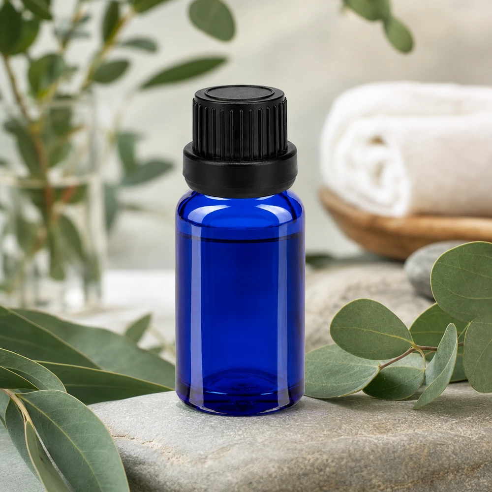 10ml lahvička 11mm šroubovací uzávěr černý BlueLine UT18/10. 10ml lahvička 11mm šroubovací uzávěr černý BlueLine UT18/10.