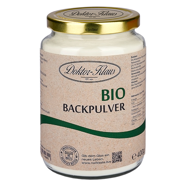 Prášek do pečiva BIO 400g Doktor-Klaus noWaste Prášek do pečiva BIO 400g Doktor-Klaus noWaste